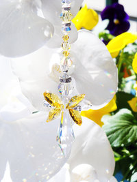 crystal angel suncatcher