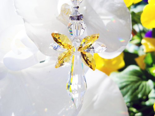 crystal angel suncatcher 