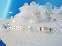 White Ceiling Fan Pull Chain, Swarovski Crystal Light Pulls, House Warming Gift