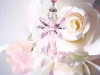 Pink Angel Suncatcher, Nursery Decor